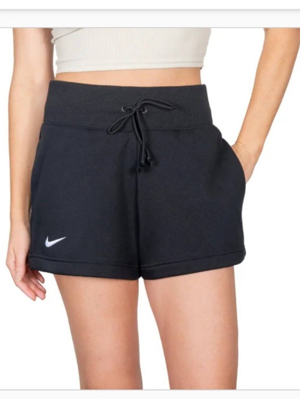 NEW! Nike Black Fleece Lounge Shorts Size M